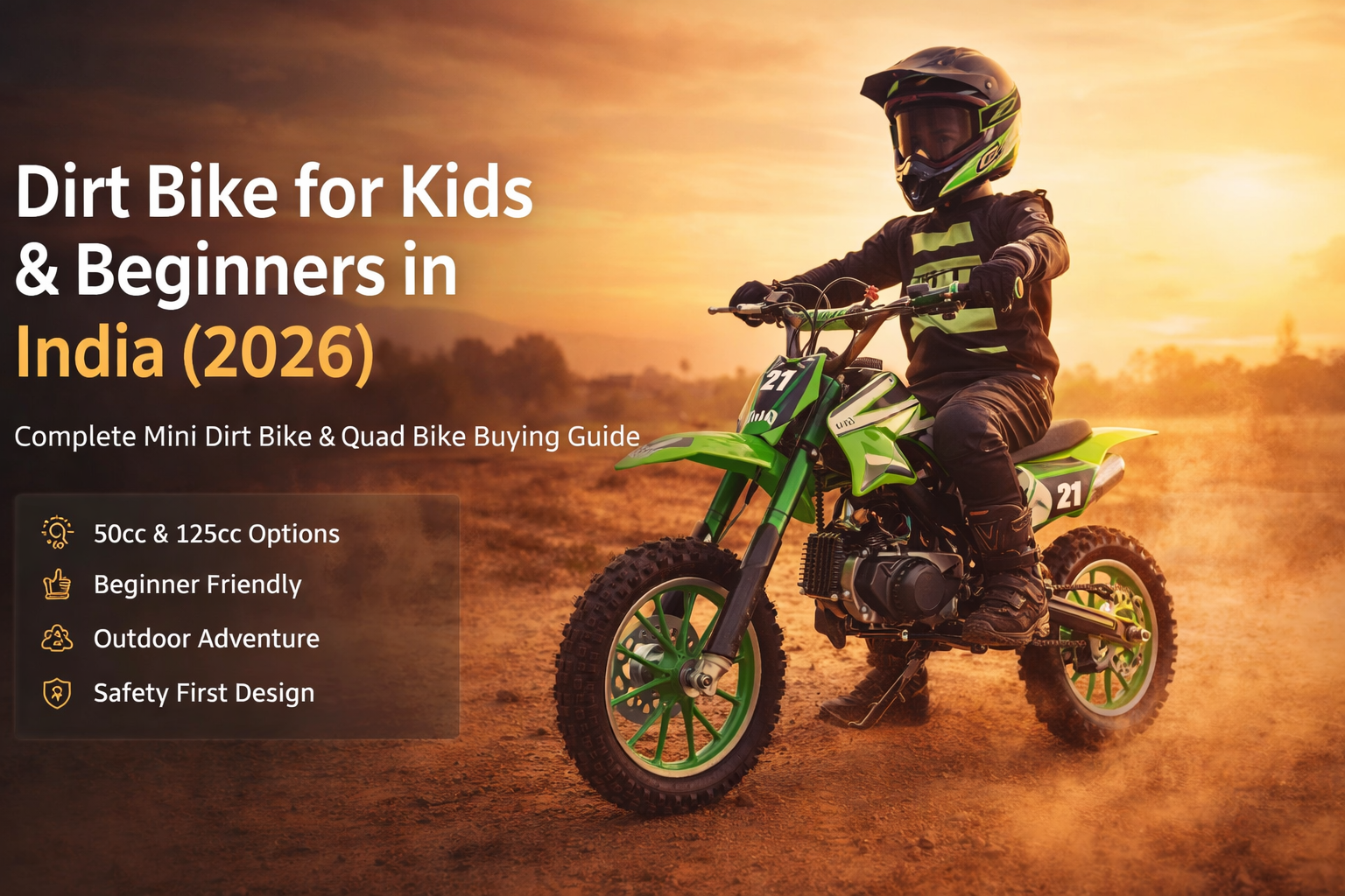 Dirt Bike & Mini Dirt Bike for Kids – Quad Bike Collection by GURTOY®